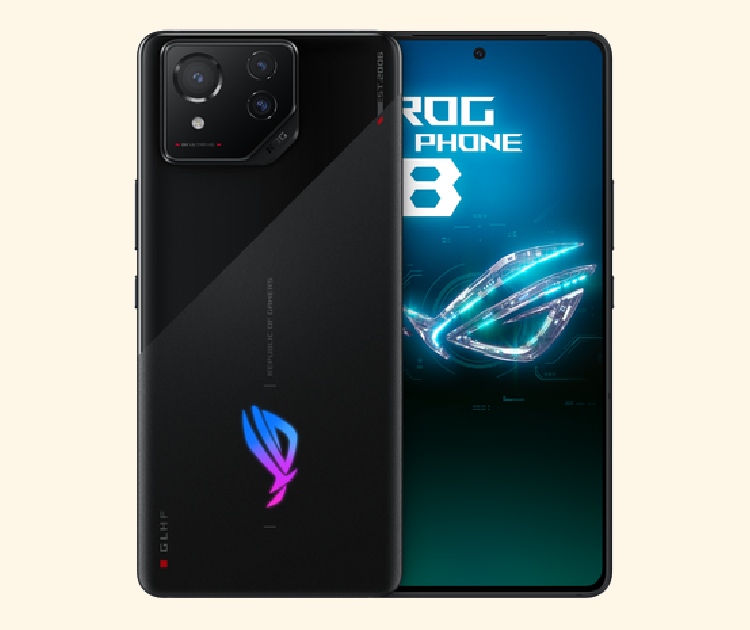 ASUS ROG Phone 8 por delante y por detrás