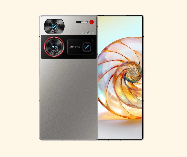 Imagen del nubia Z60 Ultra por delante y por detrás