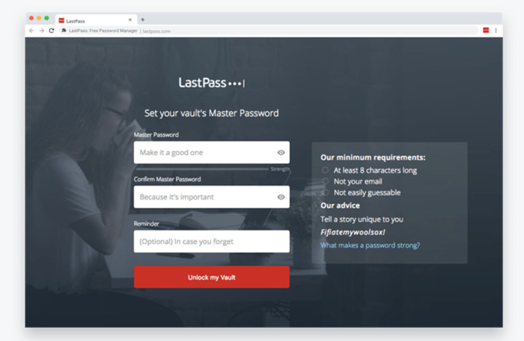 Screenshot LastPass App