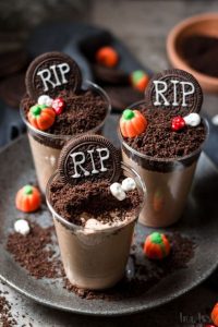 Receta de Halloween - Tumba de chocolate