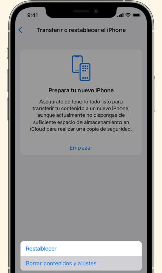 Cómo resetear un iPhone