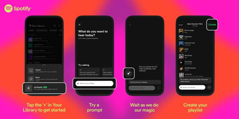 Paso a paso sobre cómo crear una playlist con Spotify IA