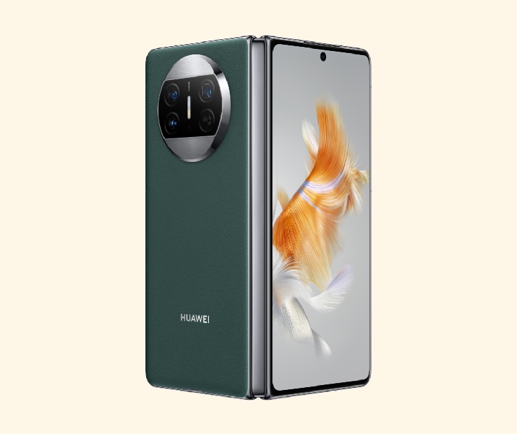 Vista del Huawei Mate X3 por delante y detrás