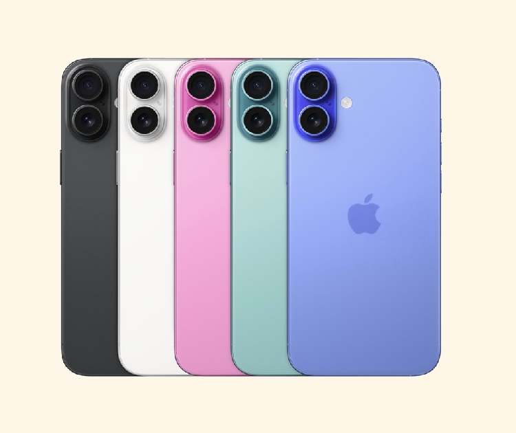 Colores del iPhone 16 y iPhone 16 Plus