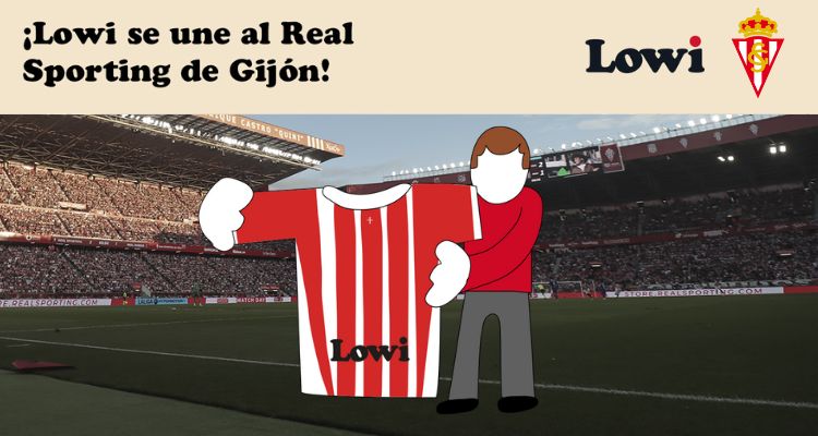 Lowi, nuevo patrocinador del Real Sporting de Gijón