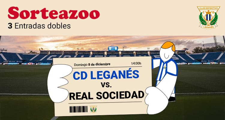 Bases legales sorteo de entradas Leganés vs Real Sociedad