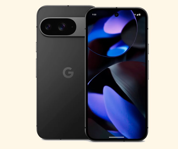 Imagen del Google Pixel 9 por delante y por detrás