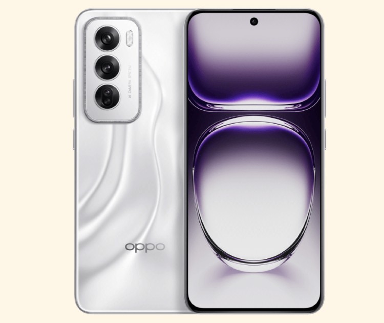 Imagen del OPPO Reno 12 5G por delante y detrás