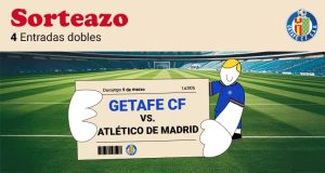 Sorteo entradas para el partido Getafe-Atletico Madrid Marzo